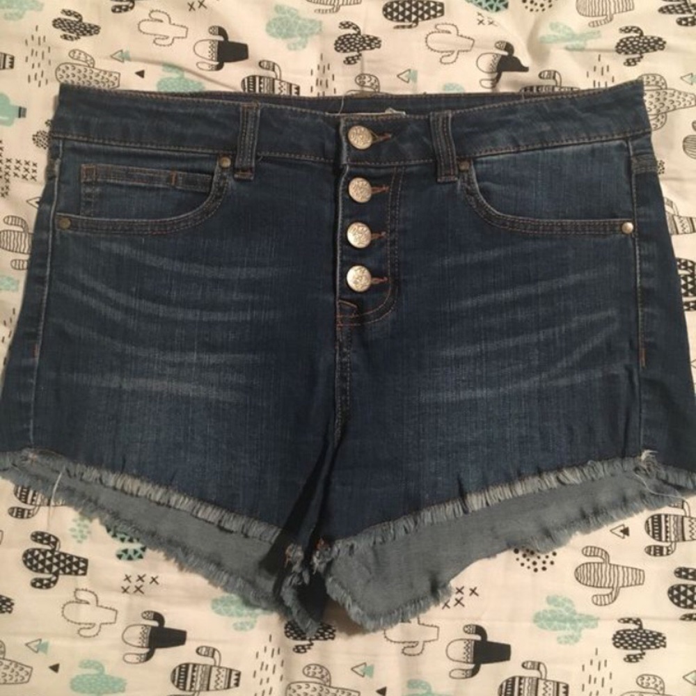 Wild Blue Denim Shorts